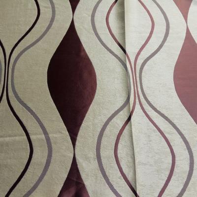 China BLACKOUT MODERN CURTAIN JACQUARD LUXURY TWO TONE FACTORY BLACKOUT SELLS DIRECT FOR SALON HOTEL for sale