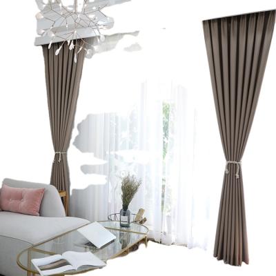 China Wholesale Cheap Ready Blackout American Style Blackout Ring Curtain For Windows Living Room Hotel for sale