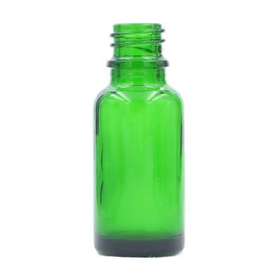 China Cosmetic Green Glass Dropper Bottle 20ml/20ml Green Glass Bottle With Dropper for sale