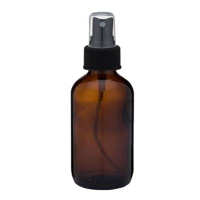 China Personal Care 4oz Amber Glass Travel Spray Bottle for sale