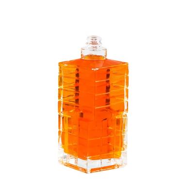 China 500ml Beverage Tower Pagoda Bottle / Pagoda Glass Bottle For Vodka , Wine Bottle for sale