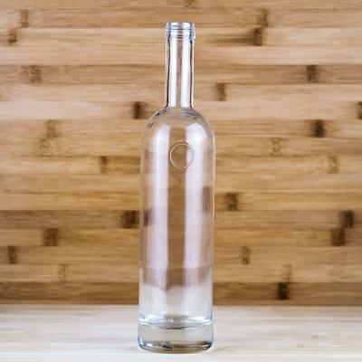 China Beverage Round 750ml Liquor Rum Bottles Rum / Glass Bottles / Old Rum Bottles for sale