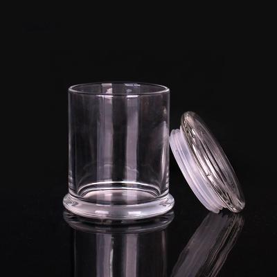 China Home Decoration 70ml, 240ml, 360ml, 480ml, 500ml Status Candle Glass Containers With Lids for sale