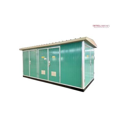 China Power distribution 11kv 15kv 100kva 1000 KVA metal power distribution electrical equipment prefabricated substation for sale