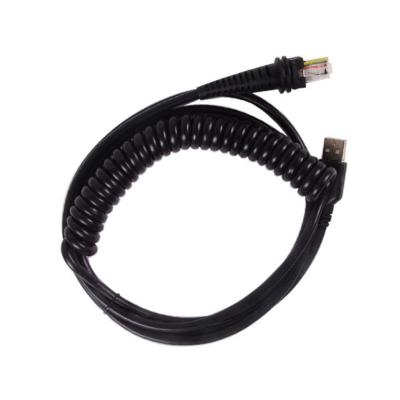 China Other New USB Compatible 3 Meter Spring Cable For Honeywell 1900G 1200 1300G Barcode Scanner Cable for sale