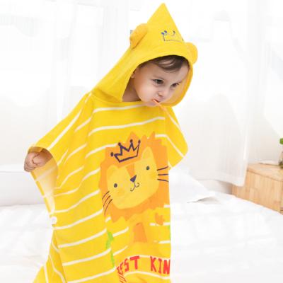 China Superdry QUICK DRY Wholesale Animal Hooded Beach Towels Bath 100% Cotton for sale