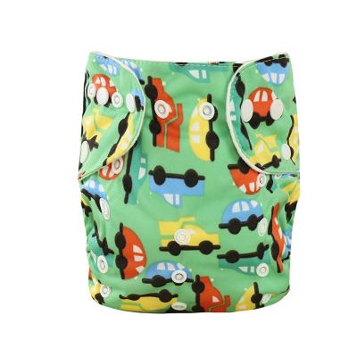 China Wholesale Printed Reusable Adjust Aio Cloth Diaper for sale