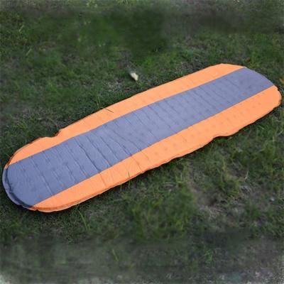 China Factory Price Polyester 75D Outdoor Waterproof PVC Camping Sleeping Quick Self-inflating Pad for sale