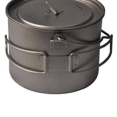 China Titanium Outdoor Cooking Pot Camping CAMPING OUTDOOR Mug Outdoor Activty To Increase Camping Kitchenware for sale