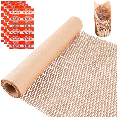 China Agriculture Creatrust Core Board Kraft Board Protective Honeycomb Supermarket Use Honeycomb Kraft Wrapping Paper for sale