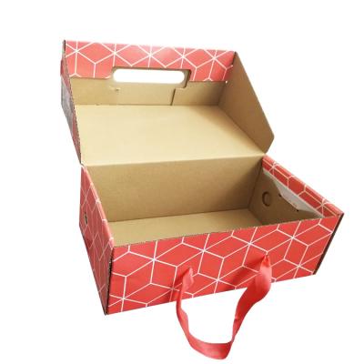 China Handmade Giant Foldable Drawer Type Waterproof Slotted Shoe Box High Efficiency Corrugated Handmade Paper Environmental Handmade Boxes for sale