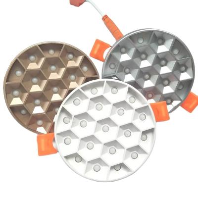 China Factory price 8w 15w 24w 36w modern indoor lighting shop office honeycomb recessed led lamp panel for sale