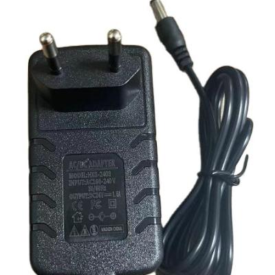 China Hot PSU Power Adapter European LAPTOP Sale Euv Ac/dc Power Adapter 24w 12v 110-265V Power Supply 24v 1.2a for sale