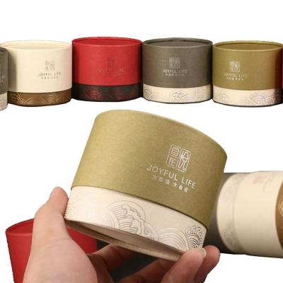 China Recyclable Custom Round Boxes With Lids Cardboard Tubes Tube Container Circle Boxes Paper Paper Tube for sale