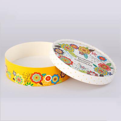 China Recyclable Customized Packaging Paper Cylinder Cardboard Cylinder Box For Food Biscuits Cookie Jar for sale