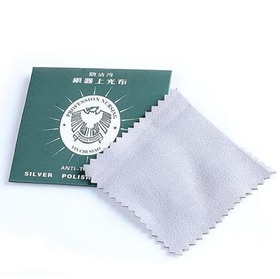 China Jewelry Cloth Customized Silver Polish Jewelry Cloth Polish Jewelry Cloth Sterling Silver Polishing Cloth Cleaning for sale