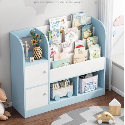 China modern design children bookshelf modern wooden bookshelf baby furniture wooden kids bookshelf for children for sale