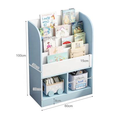 China Home Bookshelf Modern Design Book Shelves Wooden Living Room Bookshelf Home Storage For Kids for sale