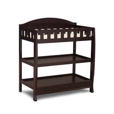 China Modern Baby Changing Tables Modern Baby Drawers Children Infant Changing Table Wooden Chest With Pad for sale