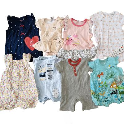 China Organic Baby Girls Boys Sleeveless Shorts Summer Cotton Romper Kids Pajamas Unisex Breathable Baby Romper for sale