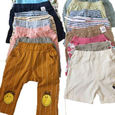 China Breathable Hot Selling Solid Summer Boy Girls Clothes 2 Pcs Soft Cotton Shorts Vest Plaid Pants 2 Sets Toddler Baby Clothing for sale