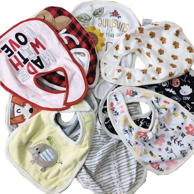 China High Quality Antibacterial Toddler Boy Bandana Cartoon Newborn Infant Feeding Shirt Girls Super Soft Baby Waterproof Organic Cotton Baby Bibs for sale