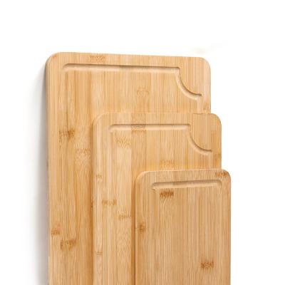 China Sustainable High Quality 3 Pieces Set Combination Board En Wood Cutting Board For Kitchen for sale