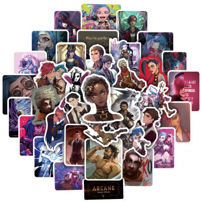 China Hot 50Pcs Anime Mystery Stickers Durable For New Bottles Laptop Luggage Car Stickers Waterproof Anime Mystery Stickers for sale