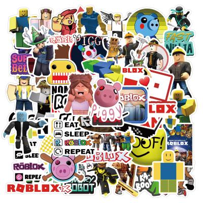 China 50pcs New Game Durable Roblox Stickers Set For Hydroflasks Luggage Skateboard Laptop Car Mac DIY Graffiti Vinyl Waterproof Stickers for sale