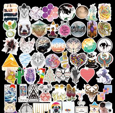 China 100PCS NO-double Sun-protection Cartoon Fantasy Worlds Waterproof Stickers For Car Skateboard Motorcycle Luggage Laptop DIY Graffiti Waterproof Vinyl Stickers for sale