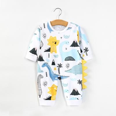 China Breathble Spring Autumn Cute Cartoon Kids Rompers Comfy Pajamas Long Sleeve Newborn Baby Onesie Clothing for Boys and Girls for sale