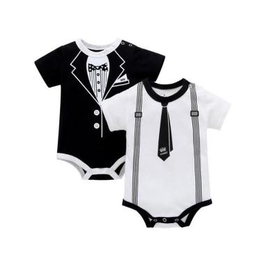 China Cozy Baby Clothes OEM Summer Cotton Baby Clothes Rompers For 3-6 Months Newborn Baby Boy Onesie Toddler Boys Infant Clothing Baby Jumpsuits for sale