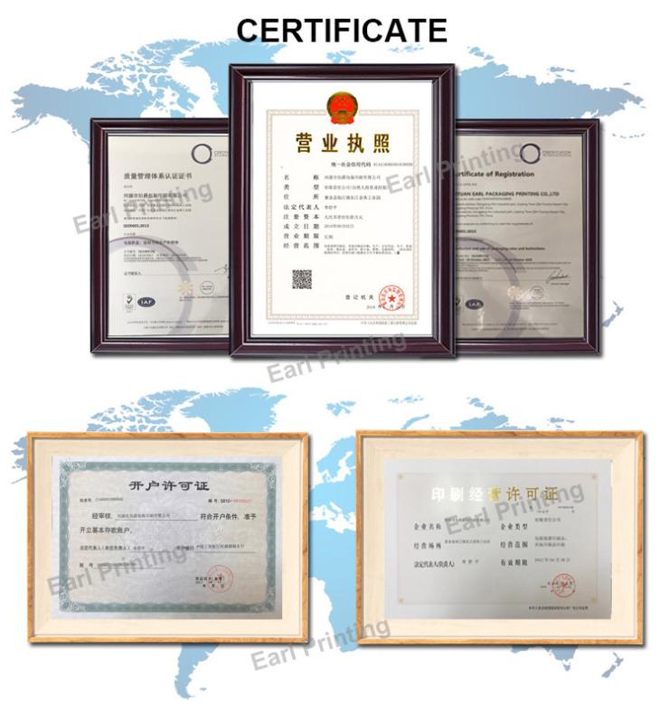 Verified China supplier - Heyuan Earl Packaging Printing Co.,Ltd