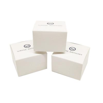 China Handmade Custom Luxury Small White Cardboard Paper Box For Skin Care Cosmetics Packaging Box for sale