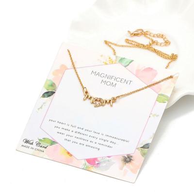 China Custom Fashion Jewelry Necklace Paper Cards for sale