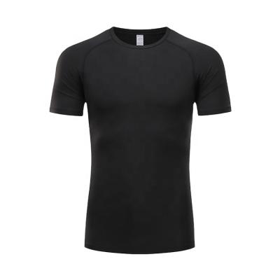 China QUICK DRY fitness gym short sleeve originals branded black empty t shirts for men for sale