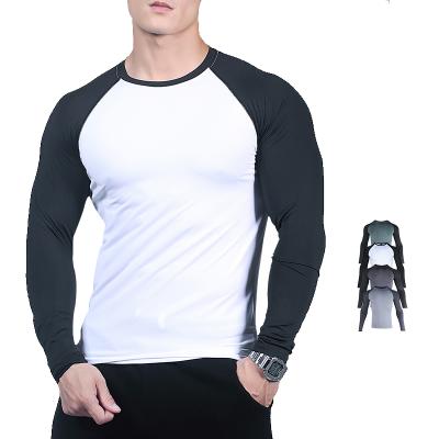 China Anti-Wrinkle Wholesale Quick-Dry Logo Custom Men's Gym Workout Clothes Men's Workout Wear Custom Fitness Wear Pullover Sweatshirt for sale