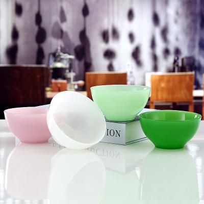 China High Quality Viable Wholesale Cheap Price Emerald Green Fruit Dessert Glass Bowl For Kitchen for sale