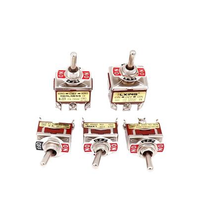 China 3 2nd Pin Speed ​​ON-ON Recoil Switch Motor Self-Locking Polarity Reverse Momentary Reverse 12mm for sale