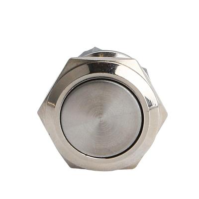 China 22mm waterproof IP66 electronics illuminated without LED 22mm push button metal push button switch for sale