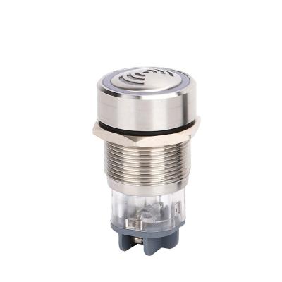 China High Quality Metel 19mm ACDC 12V 24V Metal Light Buzzer Alarm for sale