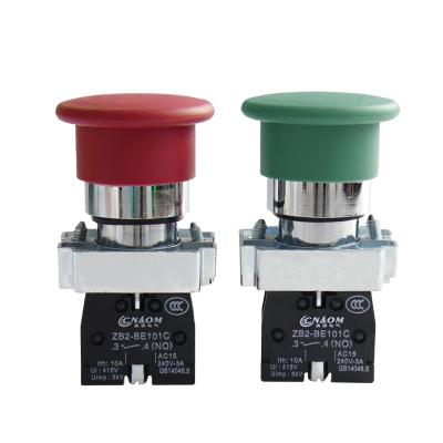 China Wholesale Conductivity BC31 22MM Efficient Mushroom Main Push Button Switch for sale