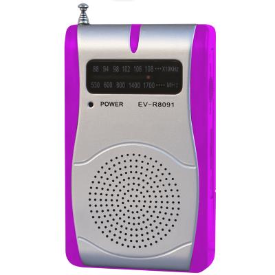 China MP3 Player Mini Rechargeable Speaker Two Band AM FM Portable Rechargeable Radio for sale