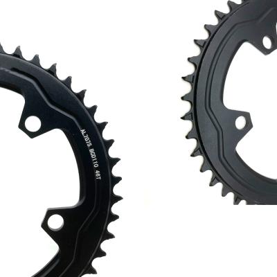 China Mountain Bikes 110 BCD Bicycle Sprocket MTB Road Aluminum Alloy Chain Ring Round Ring Bike Chain Parts for sale