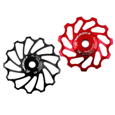 China Aluminum Rear Derailleur Pulley 11T 13T Bicycle Road MTB Guide Wheel Ceramic Gear Jockey Roller for sale