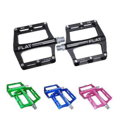 China Mountain Bikes Mountain Bike Platform Alloy Road Bike Pedal Ultralight MTB Pedal 2 DU Bearings Bike Accessories for sale