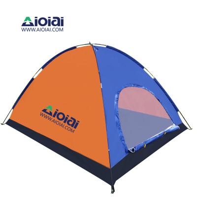 China Outdoor Snow Field Nail 2 Person Tent Camping Tent Folding Beach Sun Shade Traveling Tent for sale