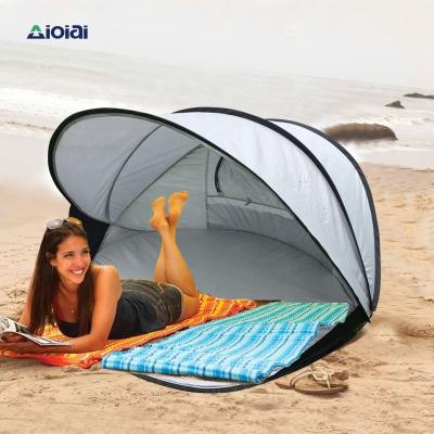 China Game AIOIAI Camouflage / Field Pop Up Beach Tent Beach Sun Shade Pop Up Automatic Pop Up Beach Tent for sale