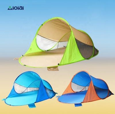 China AIOIAI Camouflage Game / Field Pop Up Portable Beach Tent Beach Shelter Pop Beach Sun Shelter for sale