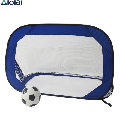 China NEW Polyester AIOIAI Automatic Goal Soccer Goal Kids Football Training Net Bound Net Goal for sale